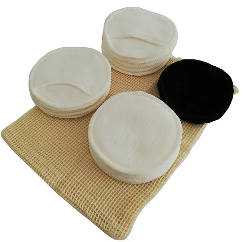 Bamboo Make Up Remover Pads x 20 Reusable Eco Friendly Bamboo Cotton 