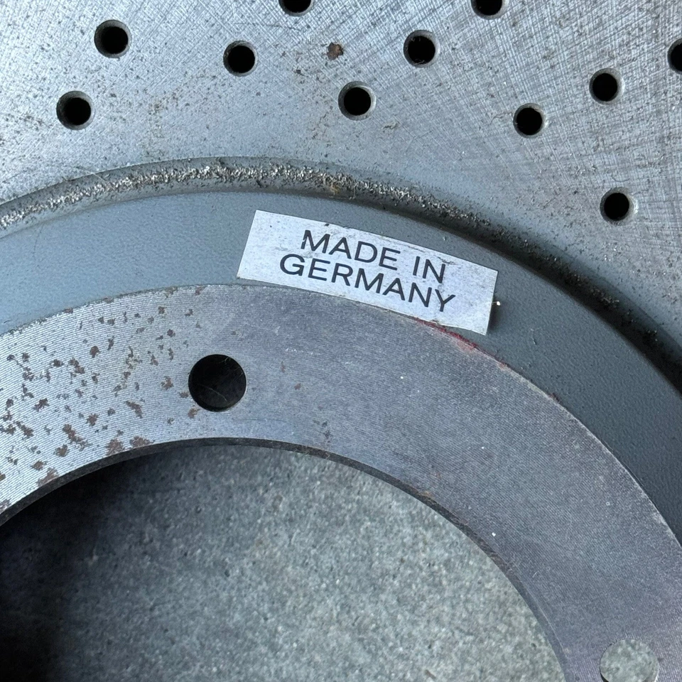 Nuevo de Lote Antiguo Porsche 911 930 De Rotor de Freno de Disco GENUINO 930 351 047 02 Foto 2 de 4