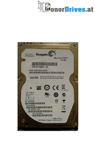 Seagate  ST9320325AS - 320 GB - SATA  - 9HH13E-055 - PCB 100536286 Rev E*