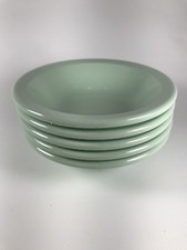 Set Of 5 Vintage Melmac Bowls Green Made In Canada Turquoise Lot 5 Pieces 