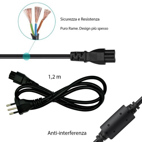 Alimentatore 90W 19V 4,74A compatibile con HP ProBook 4730s 5310m (7,4x5,0mm) - Bild 6 von 6