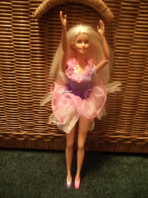 Barbie Doll Ballet Clothes Pink Purple Tutu Dress Point Shoes