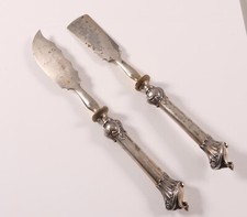 Messer und Schieber Silber 800 um 1900  Deutsch Wilkens? Butter K&auml;se