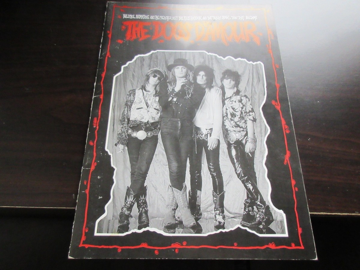 Dogs D'amour Circus of Power 1989 Japan Tour Book Concert Program