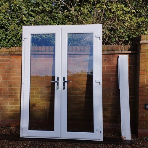 exterior external upvc double Glazed french doors in frame eBay