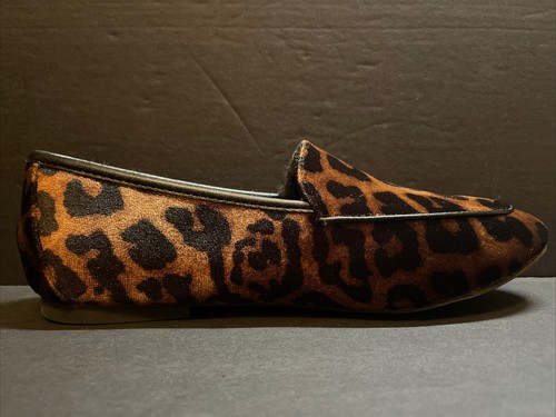 Leopard Unsulatef Fur, Leopard Animal Print Loafers Size 7.5 - 第 2/5 張圖片