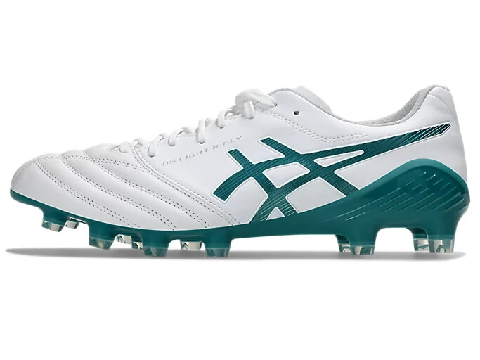 ASICS Soccer Cleats Shoes DS LIGHT X-FLY 5 White/Rainy Lake
