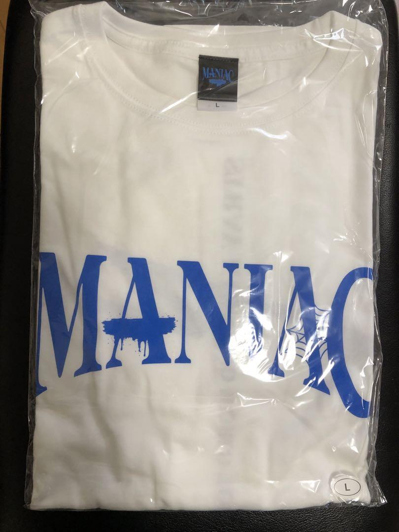 Straykids スキズ T シャツ MANIAC TOUR LA公演 US Stray Kids SKZ 2nd World Tour MANIAC T-shirt Size L M White
