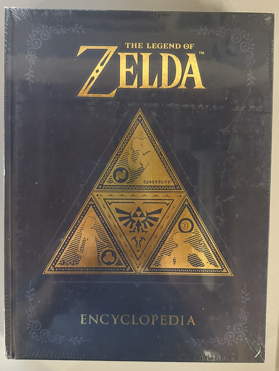 【新品未開封】The Legend of Zelda Encyclopedia The Legend of Zelda Encyclopedia Book by Nintendo Blue Gold