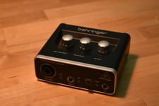 Behringer U-phoria Um2 Audio Interface + Usb Cable - Black, Excellent Condition