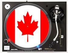 CANADA FLAG - DJ SLIPMAT 1200's or any turntable, record player
