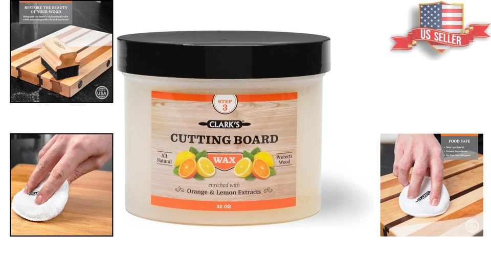 Customer-Favorite Beeswax Cutting Board Wax - Odor-Free Kitchen Care Solution - Image 2 of 4