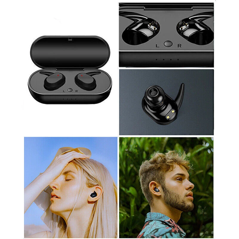 Bluetooth 5.0 Wireless Headphones Earphones Mini In-Ear Pods For IPhone Android_voghion.com
