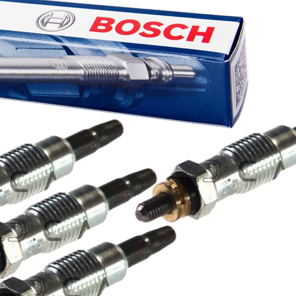 4X Bosch 0250201049 GlüHkerze GlüHstift FüR Escort Mondeo Fiesta 121 1.8 TD Ford-image