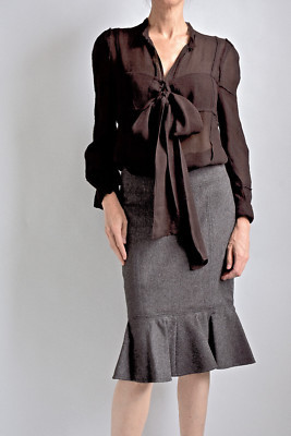 Dolce & Gabbana Wool Pencil Skirt IT 36 US 0 $1,260 | eBay