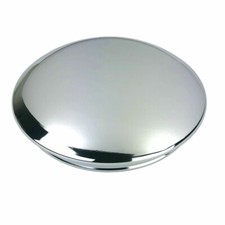 New Chrome Baby Moon Rally Wheel Rim Center Cap 8 Outer 7 Inner Diameter