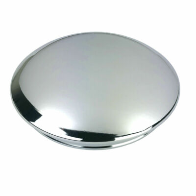 NEW CHROME Baby Moon Rally Wheel Rim Center Cap 8'' Outer 7'' Inner Diameter