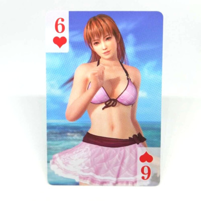 6 Heart KASUMI DEAD OR ALIVE Extreme 3 Playing Cards KOEI TECMO JAPAN GAME