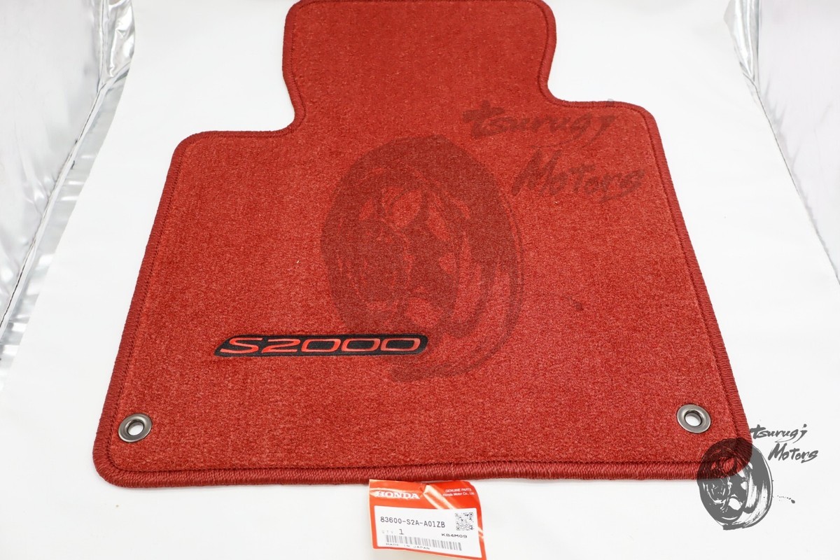 Honda Genuine S2000 Floor Mat Set 00-09 Red USDM AP1 AP2 83600-S2A 