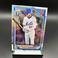 2024 Bowman Chrome Mojo Refractor #246 Edward Lantigua New York Mets