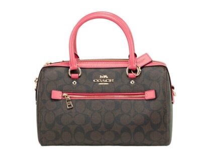 Coach Rowan Satchel In Signature Canvas Women's Top Handle Bag -...