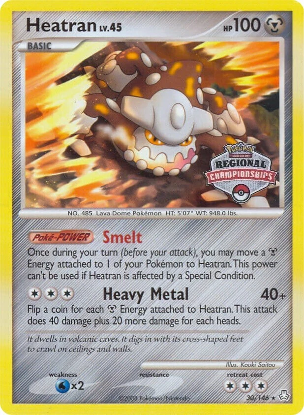 Heatran 30/146 League & Championship Cards