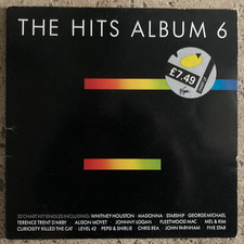 VARIOUS - THE HITS ALBUM 6 UK 1987 ROCK/POP VINYL 2LP RECORD💥EX+