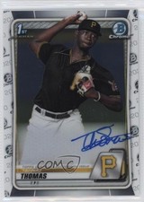 2020 Bowman Chrome Prospect Auto Tahnaj Thomas #CPA-TT Auto 2a9