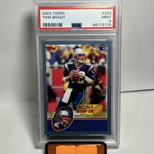 2003 Topps Tom Brady  293 PSA 9