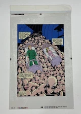 Cyclops Retribution Pg 25 Color Separation Films 3M Comic Cover Production Art