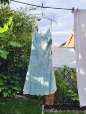 After Six,hand made, Ice Blue Evening Dress, Size 16 New With Tags