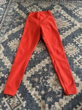 Alo Yoga High Waist Leggings Women’s XXS Red Compression Stretch Activewear