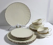 VTG Lenox Fine China WEATHERLY Platinum Service for Four = 16 pieces Original