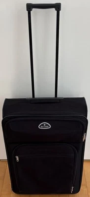 Samsonite Koffer Reisekoffer Stoffkoffer schwarz mit 2 Rollen 62 cm 60 l - Bild 1 von 4