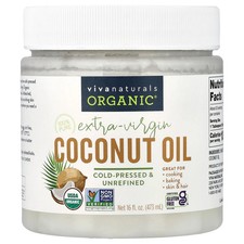Organic , Extra-Virgin Coconut Oil, 16 fl oz 473 ml