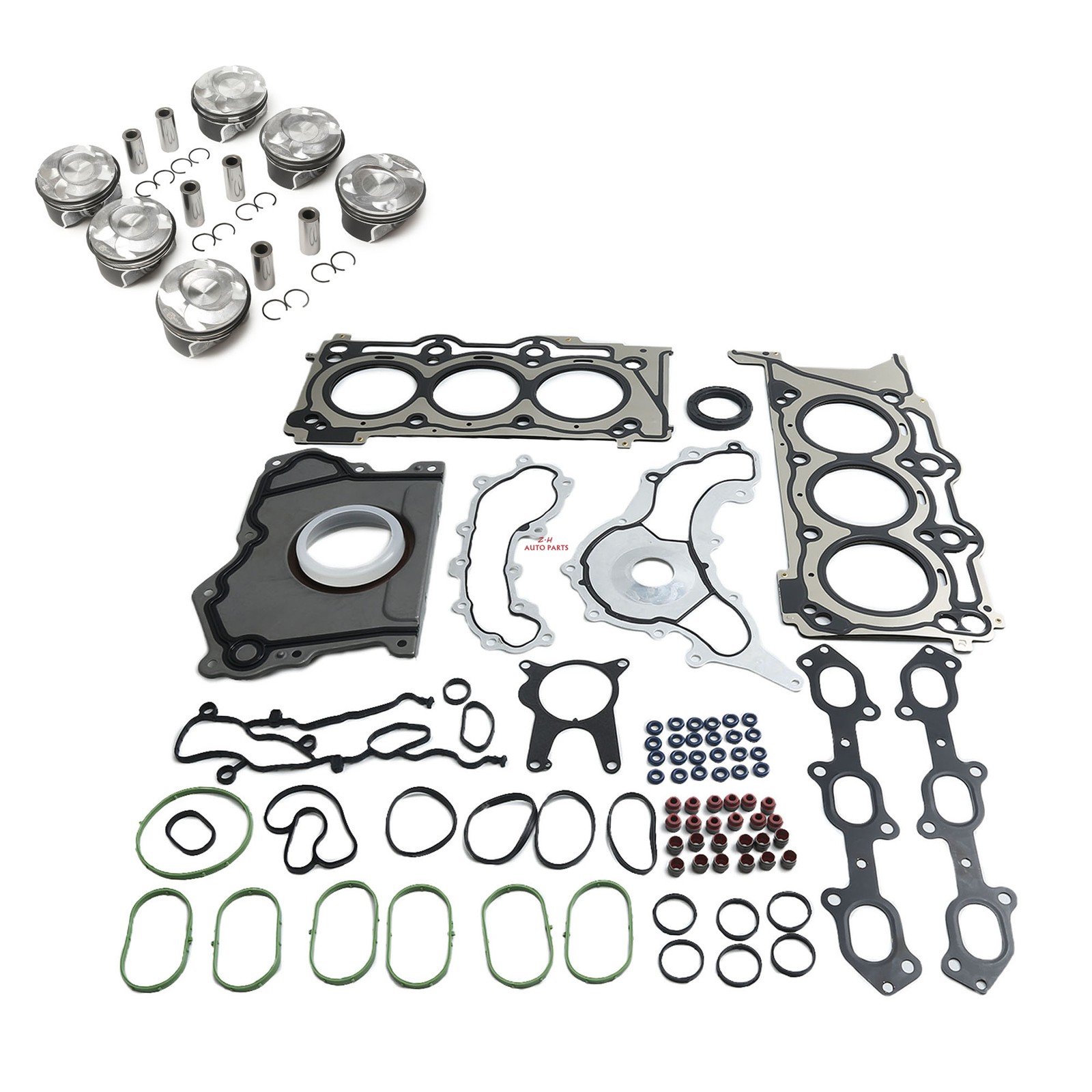 Engine Rebuild Piston & Gasket Rebuild Kit For Maserati Ghibli M156B M156D 3.0T