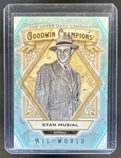 2025 Upper Deck Goodwin Champions Stan Musial All World Aqua #AW-10