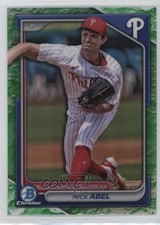2024 Bowman Draft Chrome Lunar Glow Refractor Mick Abel #BDC-78 15sx