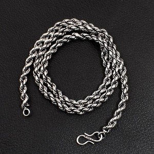 24" Rope Snake Chain Ethnic Handmade S' Lock Chain Necklace Jewelry Gift ANN 865