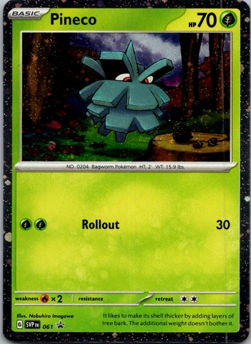 Pineco - SV: Scarlet & Violet Promo Cards 061 NM Holo
