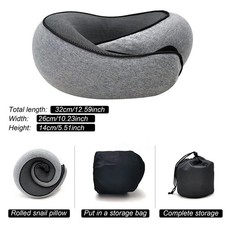 Memory Foam Travel Neck Pillow U Shaped Adjustable Neck Support Pillow