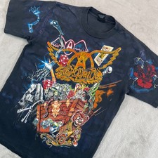 Vintage 1993 Aerosmith Toys in the Attic T Shirt Men Large AOP Single Stitch 90s