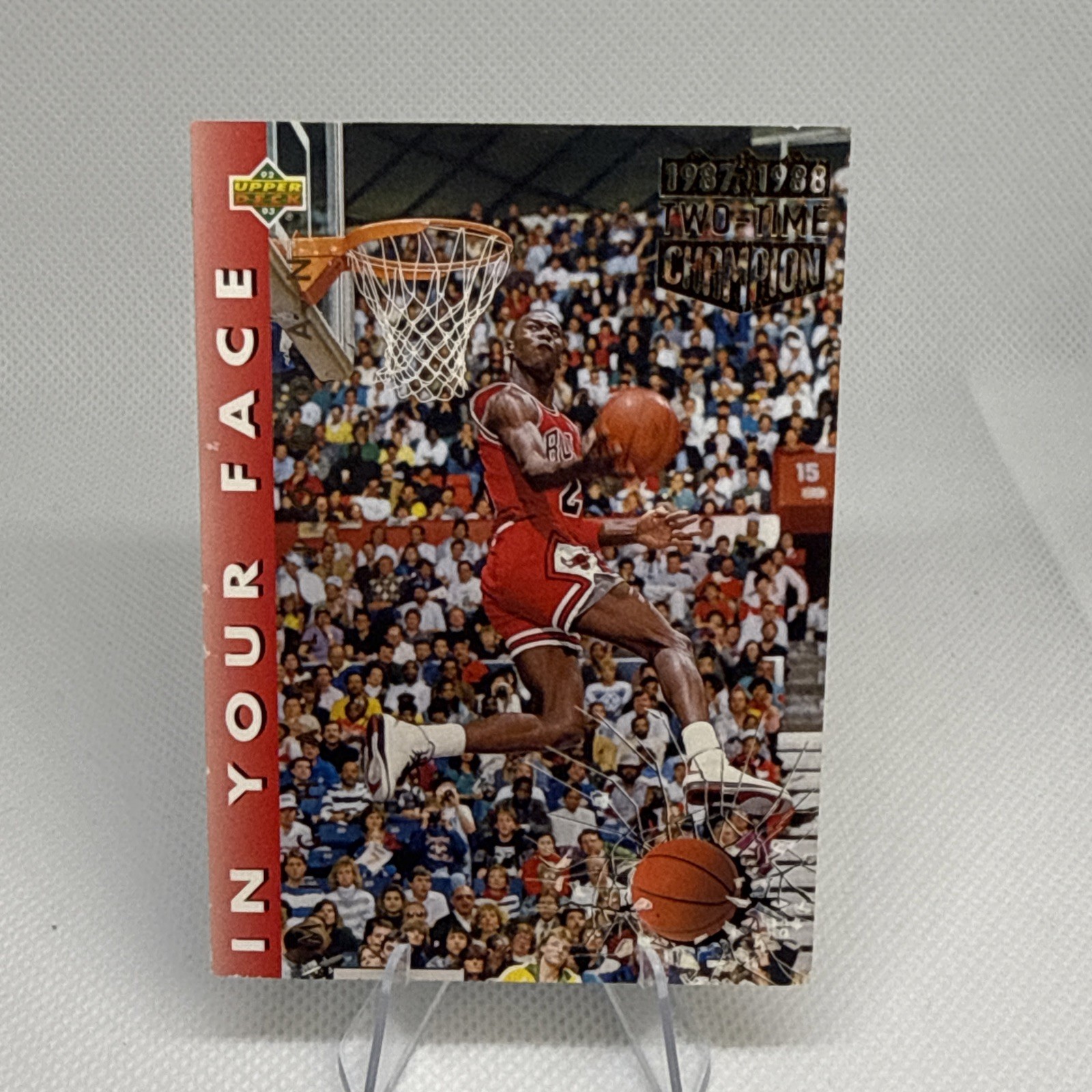 1992-93 Upper Deck In Your Face #453 Michael Jordan HOF Chicago Bulls
