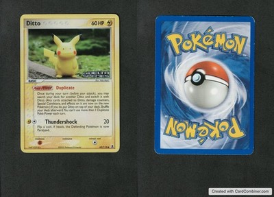 Ditto 63/113 Reverse Holo - MODERATELY PLAYED+ - Delta Species - Pokémon TCG