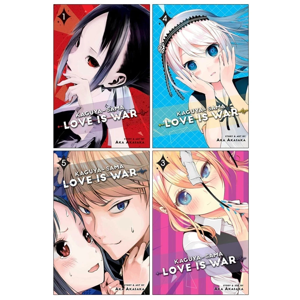 Kaguya-sama: Love Is War Series 4Books Collection Set By Aka Akasaka Vol 1,3,4,5 - Image 3