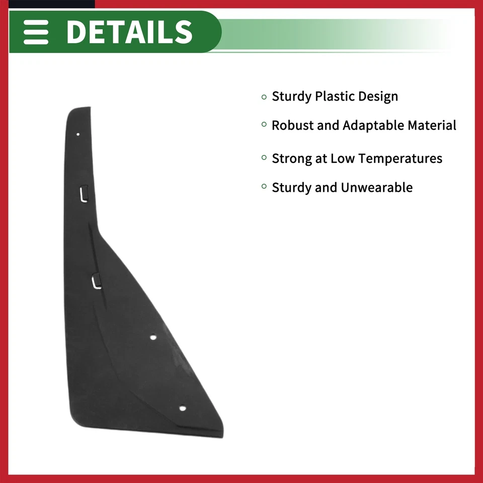 Protector contra salpicaduras guardabarros para Chevrolet Camaro 2013-2015 con accesorios de montaje Foto 4 de 4