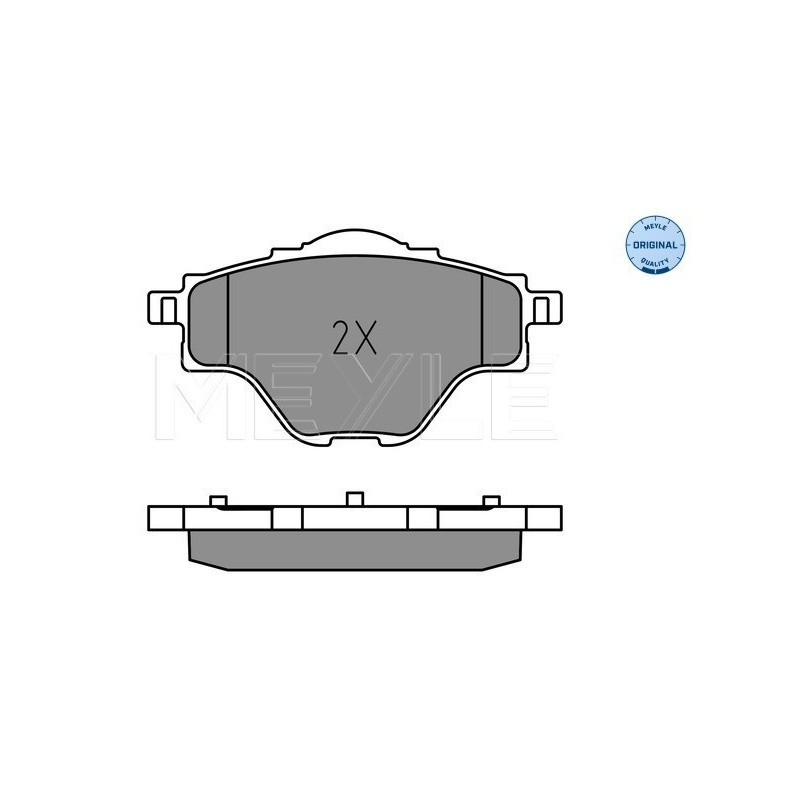 MEYLE 025 258 2717 Pastiglie freno posteriore per 308 508 3008 5008 C4 Picasso G