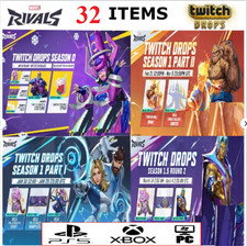  MARVEL RIVALS  TW Drops x32 ITEMS 7 COSTUMES...