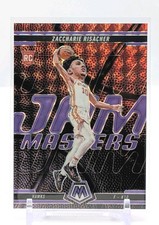 2024-25 Mosaic Jam Masters Zaccharie Risacher RC Purple Prizm  /175 Rookie Hawks