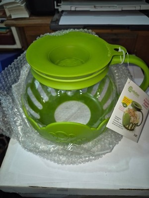 3-qt Microwave Popcorn Popper New/Color Green Ecolution DR45